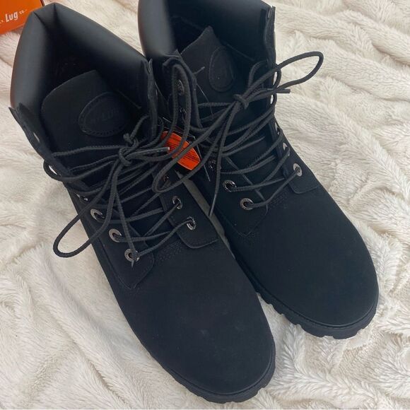 NIB Lugz Convoy Fleece 6-Inch lace-up Boot black NEVER WORN main image 5